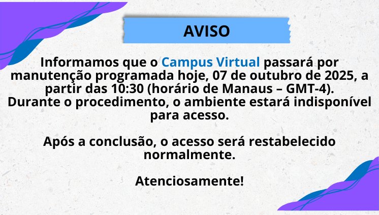 Aviso para Plataforma Campus Virtual