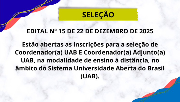 EDITAL Nº 15 DE 22/12/2025